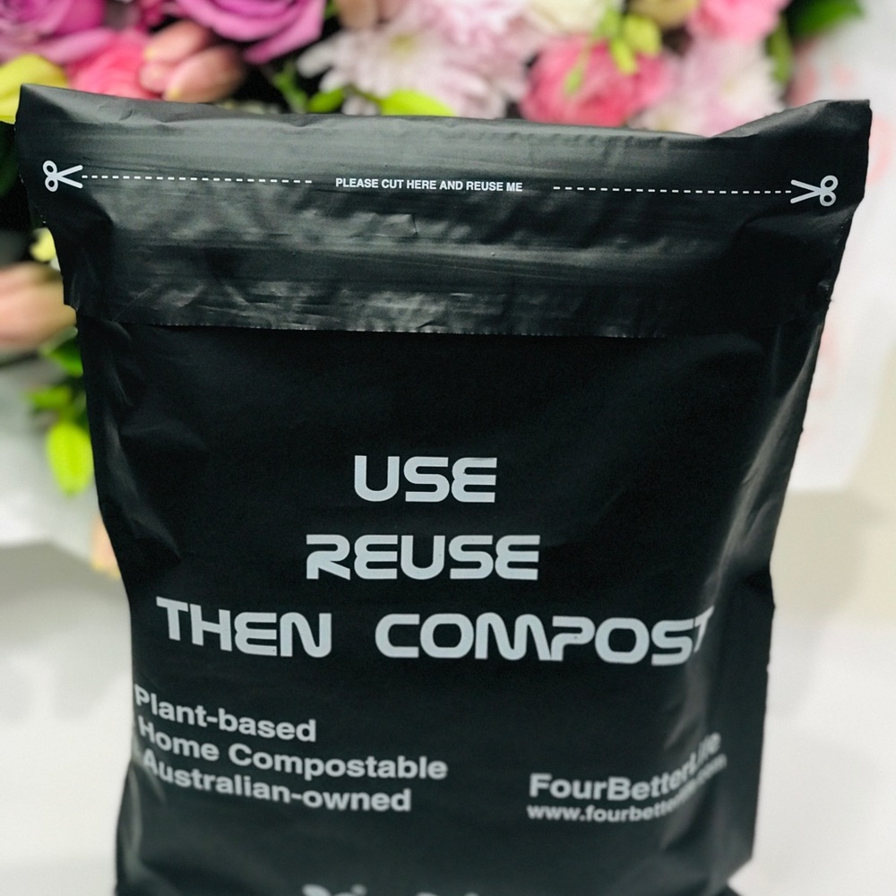 100packs Medium Size Compostable Mailer/Compostable Satchel/Biodegradabl… - Picture 2 of 3